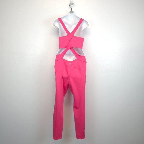 Free People Movement Back It Up Onesie in Dragon Fruit Medium - Picture 6 of 13